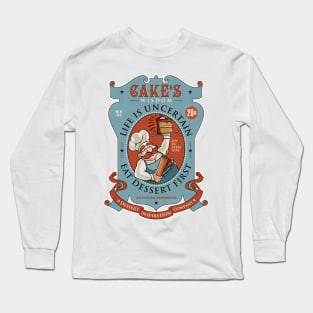 Dessert First Long Sleeve T-Shirt